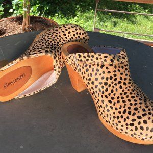 Jeffrey Campbell Leopard Clogs